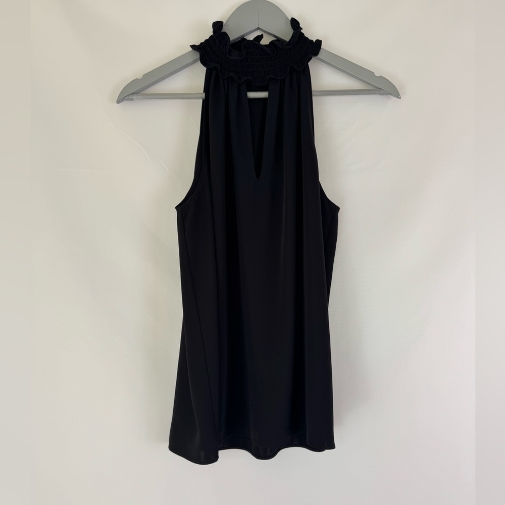 Amanda Uprichard Black Sleeveless Tank Top